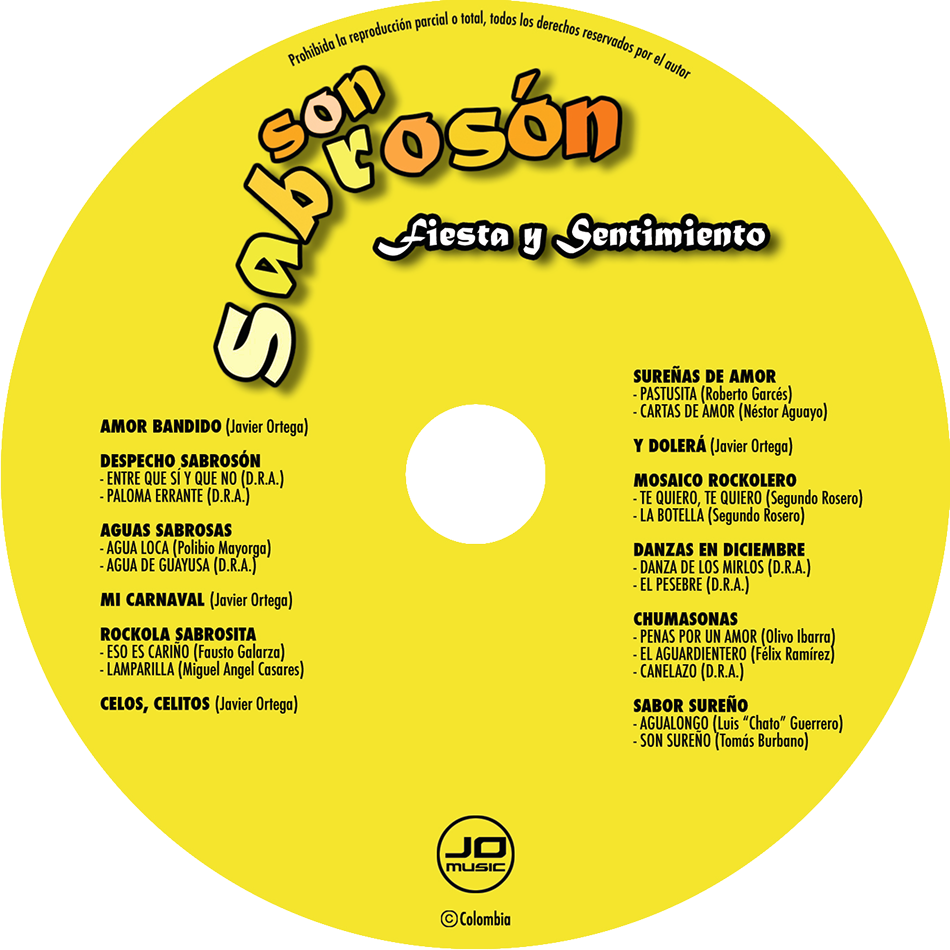 Fiesta y Sentimiento (CD) - Son Sabrosón